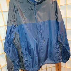 Columbia Men's Navy and Charcoal Windbreaker